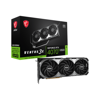 Tarjeta de video MSI RTX 4070Ti Super 16G Ventus 3x OC