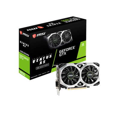 Tarjeta de video MSI GTX 1650 4gb D6 ventus xs oc